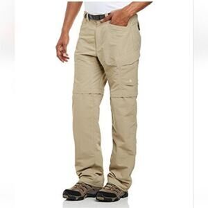 The North Face | Mens Paramount Convertible Pants Tan Khaki Outdoors Zip-Away XL